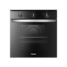 Forno de embutir elétrico Consul 84L preto com Timer Autodesligamento e Grill - COB84BE