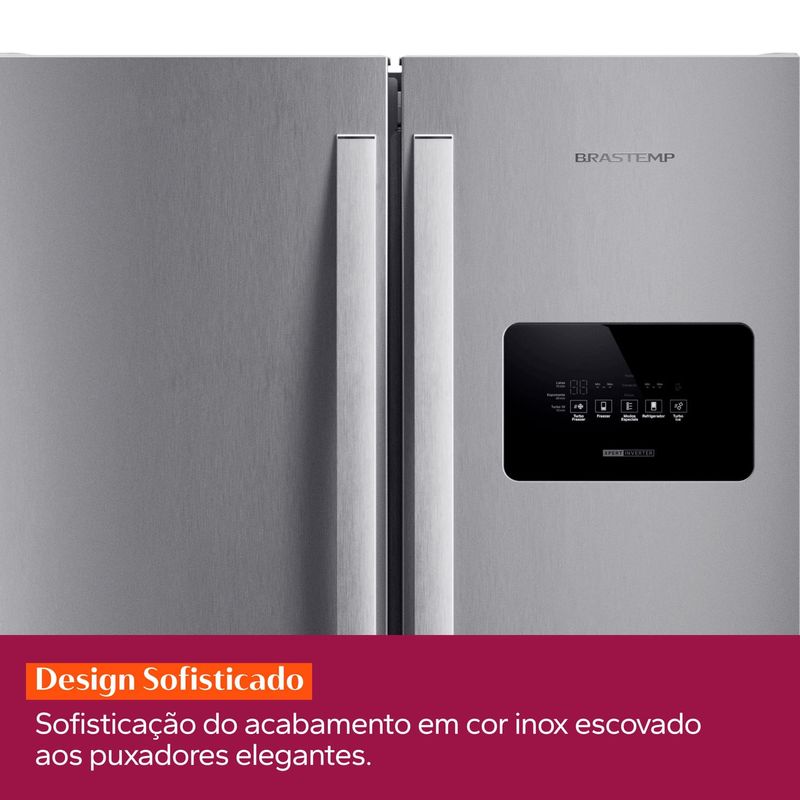 Geladeira French Door 3 Portas Inox Design e Tecnologia Premium Brastemp - BRO85MK-1775661098227
